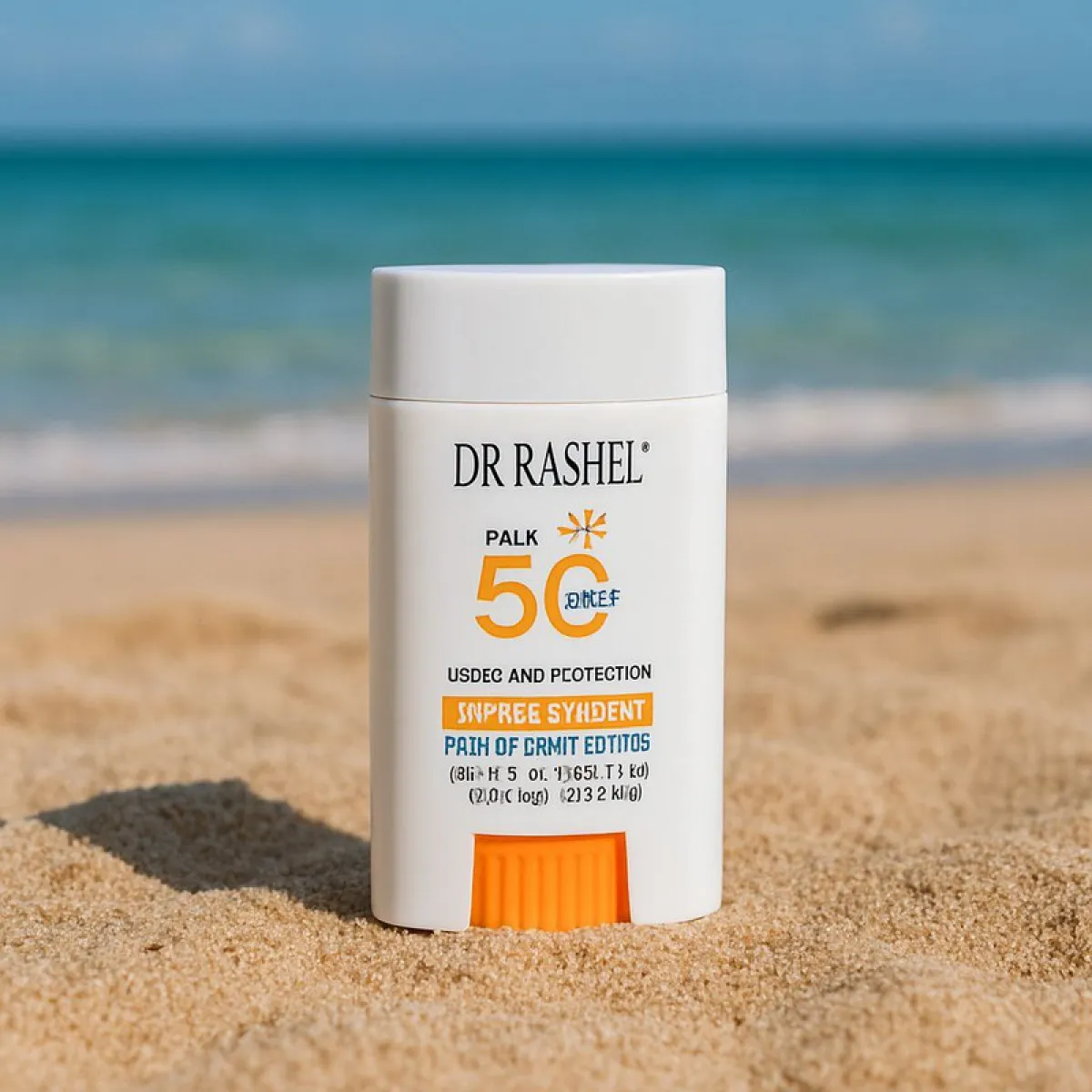 لوسیون ضد آفتاب استیکی بدون رنگ دکتر راشل SPF 50 حجم ۲۰ میلی‌لیتر